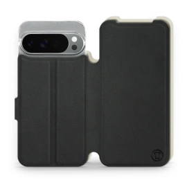 Hülle für Google Pixel 10 Pro XL - Farbe Schwarz mit Platin