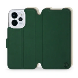 Hülle für OPPO Reno 15 - Farbe Grün mit Platin