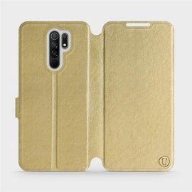 Hülle für Xiaomi Redmi 9 - Farbe Gold&Orange