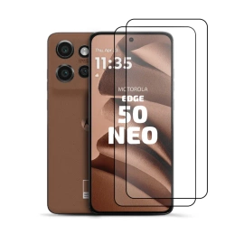 2er Set Mattes Panzerglas für Motorola Edge 50 Neo