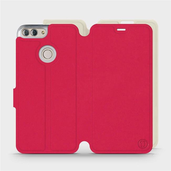 Hülle für Huawei P Smart - Farbe Rot mit Platin