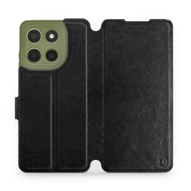 Hülle für Motorola Moto G15 - Farbe Black&Orange