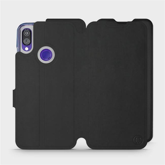 Hülle für Xiaomi Redmi Note 7 - Farbe Schwarz mit Schwarz