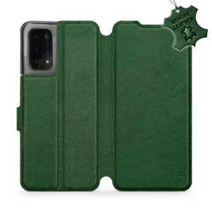 Hülle für OPPO A74 5G - Farbe Green Leather