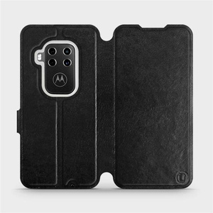 Hülle für Motorola One Zoom - Farbe Black&Orange