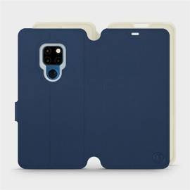 Hülle für Huawei Mate 20 - Farbe Marineblau mit Platin