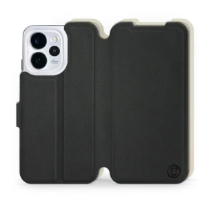 Hülle für OPPO Reno 15 - Farbe Schwarz mit Platin