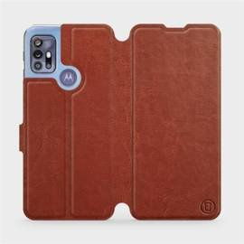 Hülle für Motorola Moto G30 - Farbe Brown&Orange