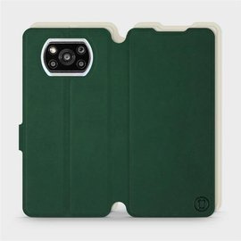 Hülle für Xiaomi POCO X3 Pro - Farbe Grün mit Platin