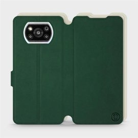 Hülle für Xiaomi POCO X3 Pro - Farbe Grün mit Platin