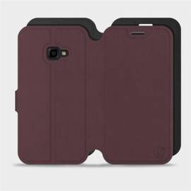 Hülle für Samsung Galaxy Xcover 4 - Farbe Burgund mit Schwarz