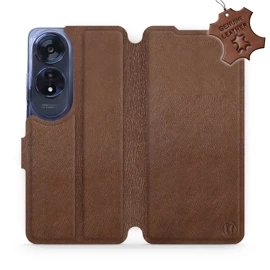 Hülle für OPPO A60 - Farbe Brown Leather