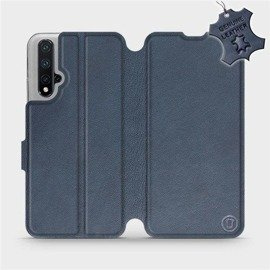Hülle für Huawei Honor 20 - Farbe Blue Leather