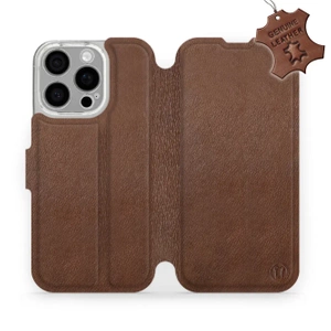 Hülle für Apple iPhone 16 Pro - Farbe Brown Leather