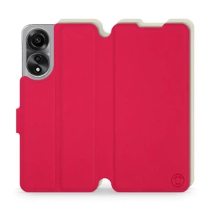 Hülle für OPPO A78 5G - Farbe Rot mit Platin