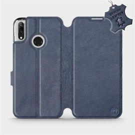 Hülle für Huawei Y7 2019 - Farbe Blue Leather