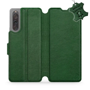 Hülle für Sony Xperia 10 V - Farbe Green Leather