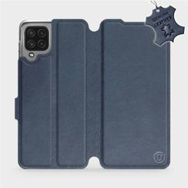 Hülle für Samsung Galaxy M22 - Farbe Blue Leather