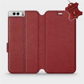 Hülle für Huawei P10 - Farbe Dark Red Leather