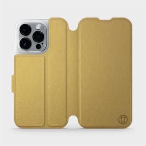 Hülle für Apple iPhone 14 Pro - Farbe Gold&Orange