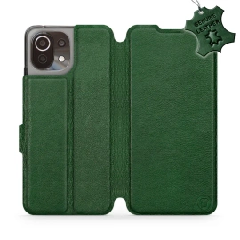 Hülle für Xiaomi Mi 11 Lite - Farbe Green Leather