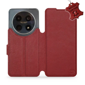 Hülle für Huawei Nova 12i - Farbe Dark Red Leather