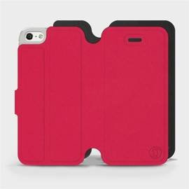 Hülle für Apple iPhone SE - Farbe Rot mit Schwarz
