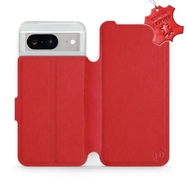 Hülle für Google Pixel 8 - Farbe Red Leather