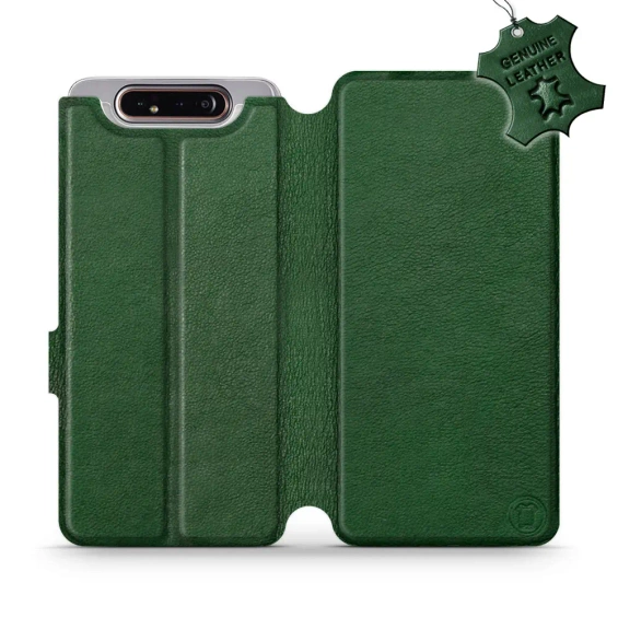 Hülle für Samsung Galaxy A80 - Farbe Green Leather