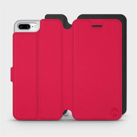 Hülle für Apple iPhone 7 Plus - Farbe Rot mit Schwarz