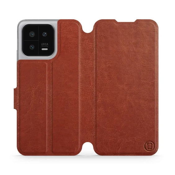 Hülle für Xiaomi 13 - Farbe Brown&Orange