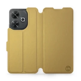Hülle für Xiaomi Redmi 13 - Farbe Gold&Orange