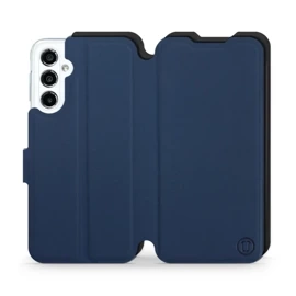 Hülle für Samsung Galaxy M34 5G - Farbe Marine mit Schwarz