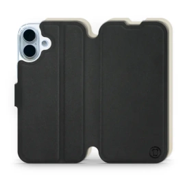 Hülle für Apple iPhone 17 - Farbe Schwarz mit Platin