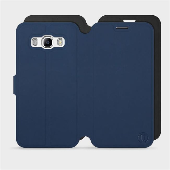 Hülle für Samsung Galaxy J5 2016 - Farbe Marine mit Schwarz