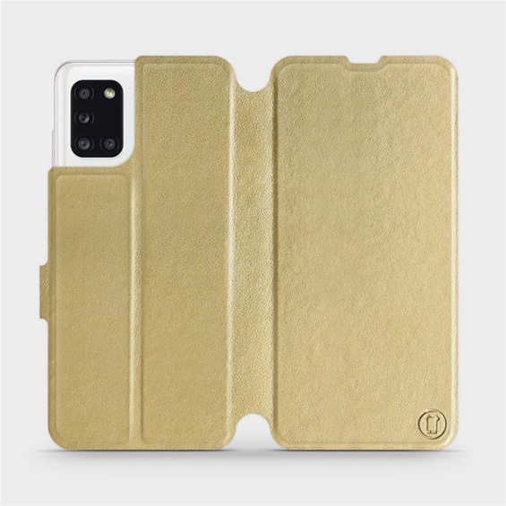Hülle für Samsung Galaxy A31 - Farbe Gold&Orange