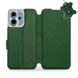 Hülle für OPPO Reno 14 F 5G - Farbe Green Leather