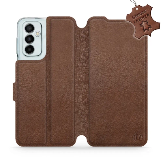 Hülle für Samsung Galaxy M23 5G - Farbe Brown Leather