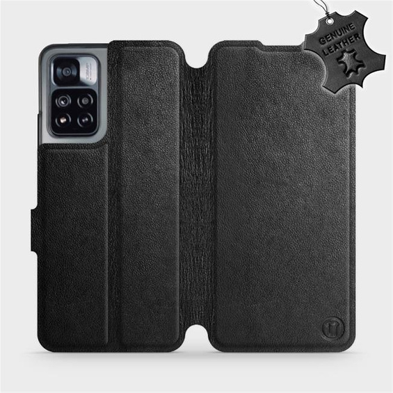 Hülle für Xiaomi Redmi Note 11 Pro - Farbe Black Leather