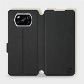 Hülle für Xiaomi POCO X3 NFC - Farbe Schwarz mit Platin