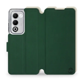 Hülle für OPPO A5 5G - Farbe Grün mit Platin