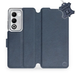 Hülle für OPPO A5 5G - Farbe Blue Leather