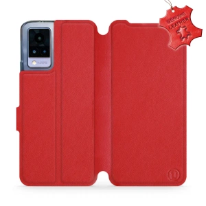 Hülle für Vivo V21 5G - Farbe Red Leather