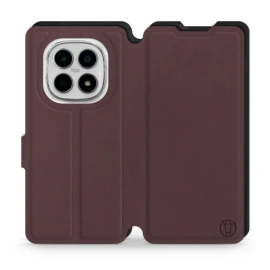 Hülle für Xiaomi Redmi Note 15 4G - Farbe Burgund mit Schwarz