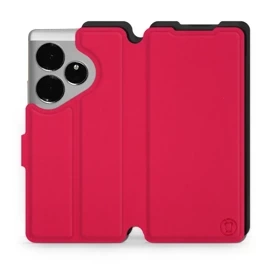 Hülle für Realme GT 6 - Farbe Rot mit Schwarz