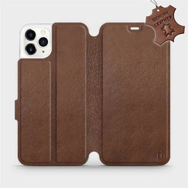 Hülle für Apple iPhone 11 Pro Max - Farbe Brown Leather