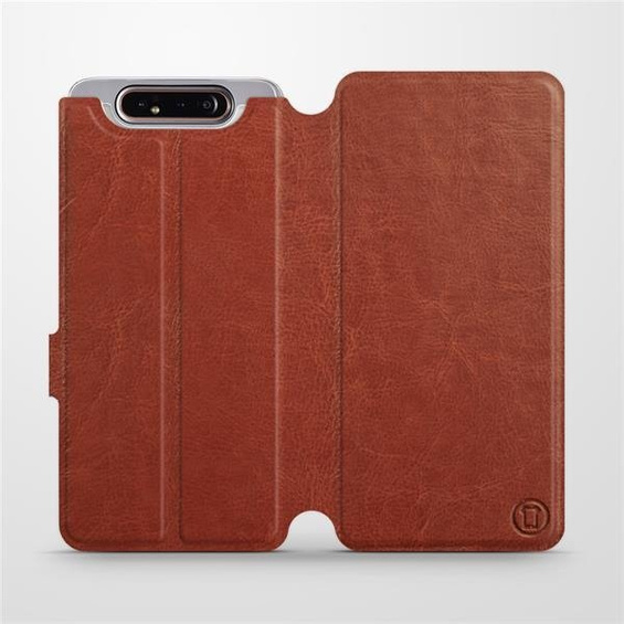 Hülle für Samsung Galaxy A80 - Farbe Brown&Orange