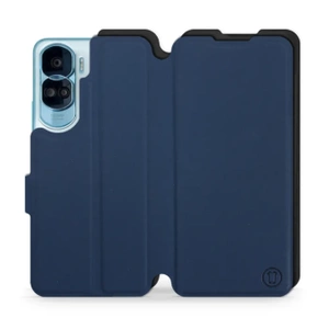 Hülle für Huawei Honor 90 Lite - Farbe Marine mit Schwarz