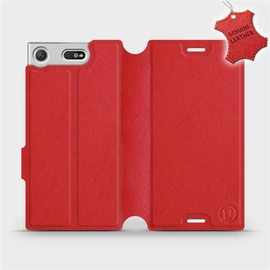Hülle für Sony Xperia XZ1 Compact - Farbe Red Leather