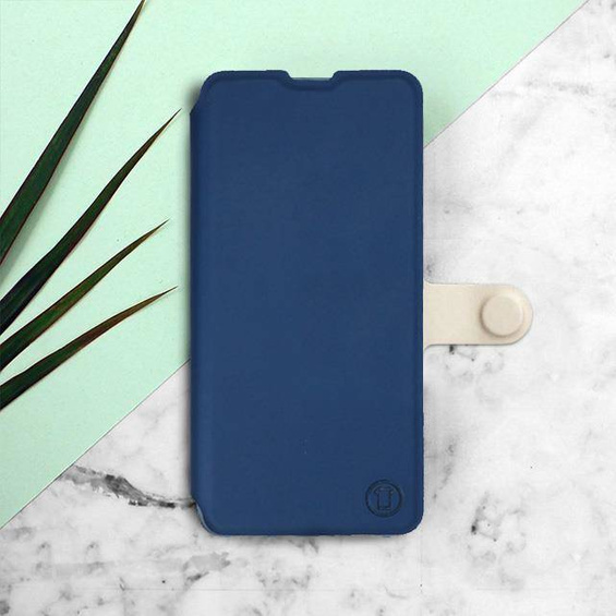 Hülle für Samsung Galaxy A51 5G - Farbe Marineblau mit Platin